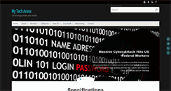 Desktop Screenshot of mytecharena.com